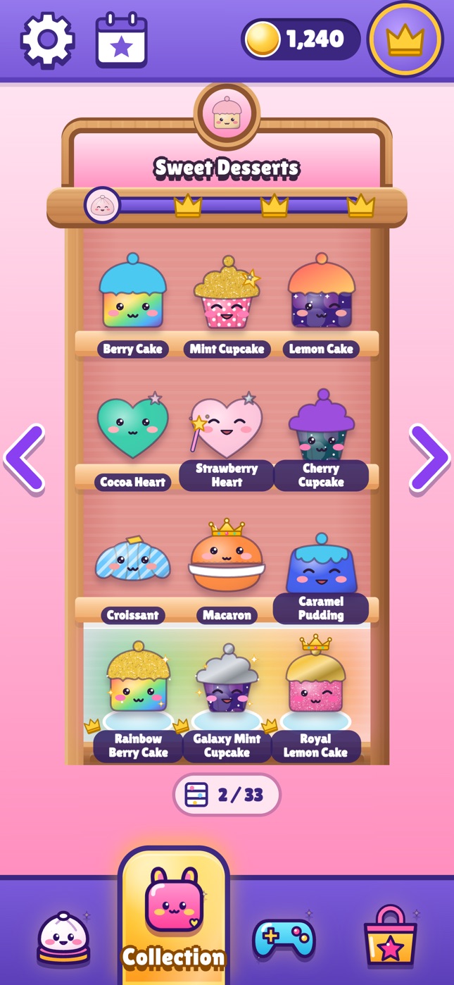 A cabinet full of collected squishies
